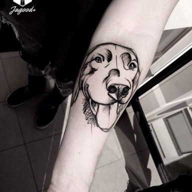 Top 40+ Best Labrador Tattoo Ideas And Designs | The Paws