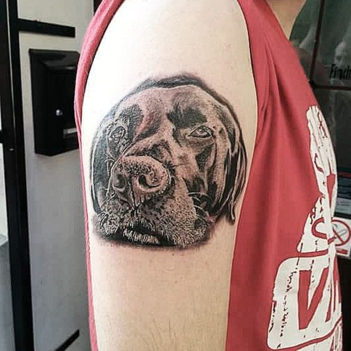 Sergeeva Olga  Realistic Labrador portrait tattoo Ive made recently at  inksaneroeselare in Belgium   What do you think about this little guy     Tattoo done with fkirons and 