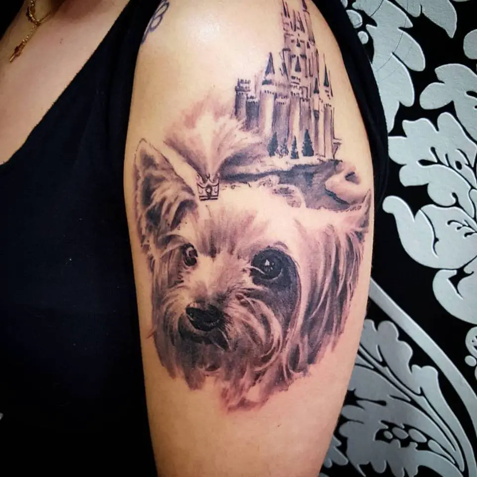 37+ Awesome Dog Tattoos Any Yorkie Lover Will Love – Page 5 – The Paws