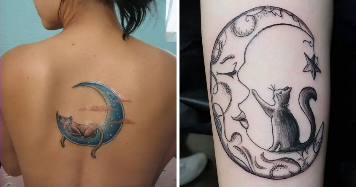 Sun Moon Cats Tattoo by NikkiFirestarter on DeviantArt