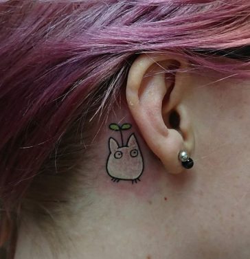 18 Best Cat Tattoos Behind Ear – The Paws