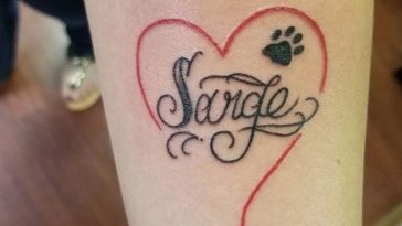 30 Cool Dog Memorial Tattoos The Paws