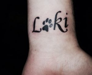 20 Best Dog Name Tattoo Designs | Page 2 of 4 | The Paws