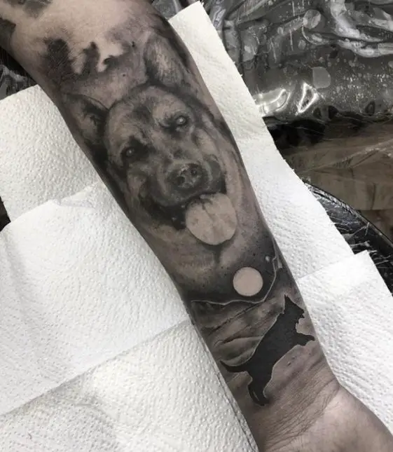 16 Best Police K9 Tattoo Designs The Paws