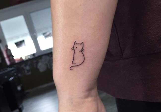 cat tattoo ideas with meaning