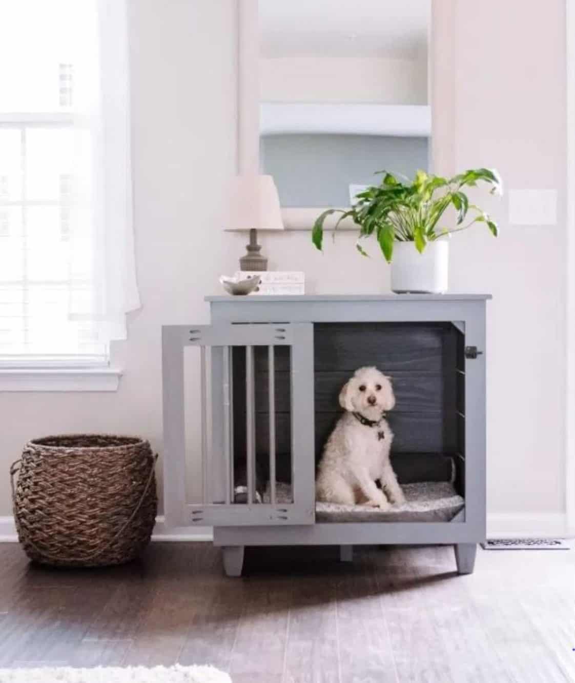 50 DIY Dog Crates That Are Decorative and Comfortable | The Paws